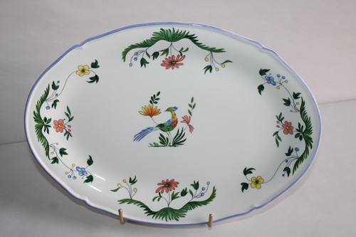 Plat ovale faïence gien - ovale, de