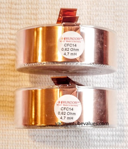 Pair two mundorf - mundorf, inductor