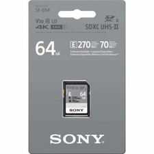 Sony E Séries 64GB SD SDXC