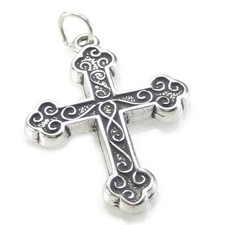 Pendentif breloque croix en