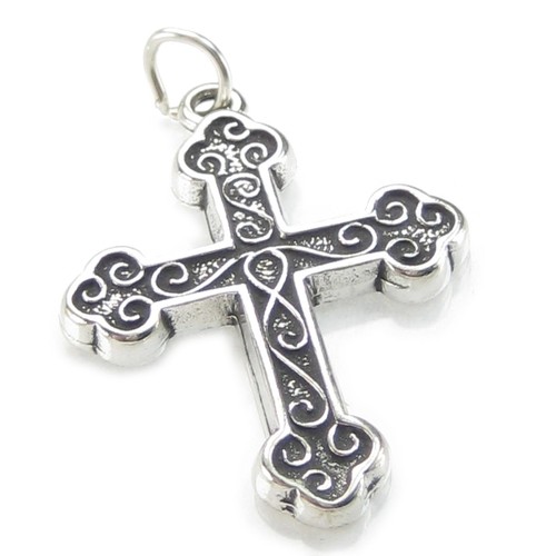 Pendentif breloque croix - , en