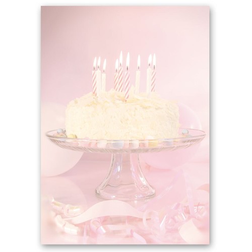 Papier motif gâteau - à,
