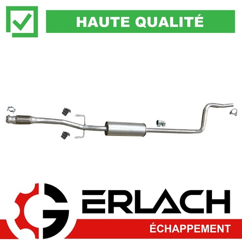 Silencieux intermediaire pour