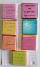 serie de 7 feves l'art du qotidien (citation 2005)