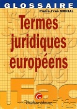 termes juridiques européens -