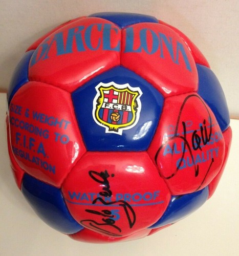 Rare ballon barcelona signe - ballon, fc