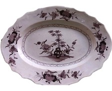 Plat ovale 18ème Faience De Saint Amand lot h