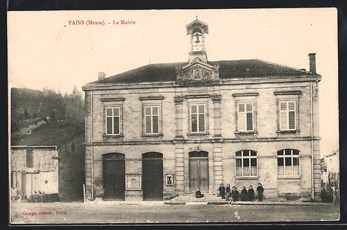 Cpa fains meuse mairie - cpa, la