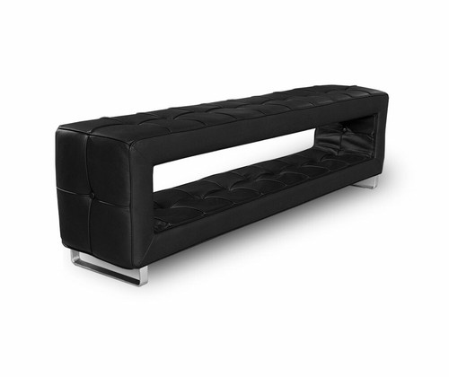 Banquette cuir longue et - cuir,