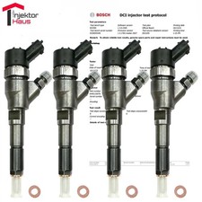 4x Injecteur BOSCH Peugeot