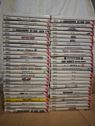 Lot jeux nintendo wii - lot, de