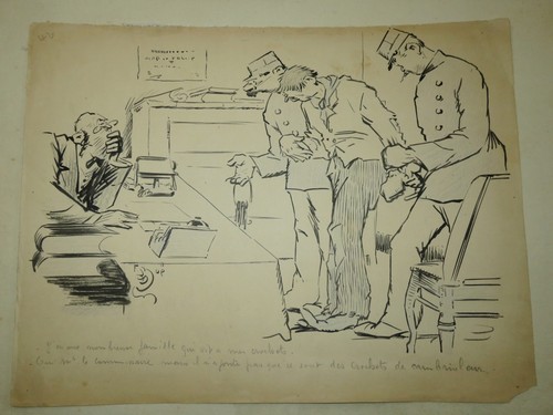 Dessin caricature belle epoque - dessin,