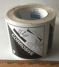 Packaging D.O.T.  "Corrosive