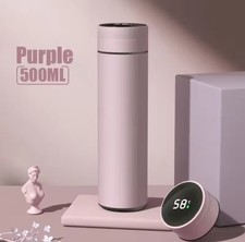 Gourdes Isothermiques Intelligentes 500mL, Affichage de température (Violet)