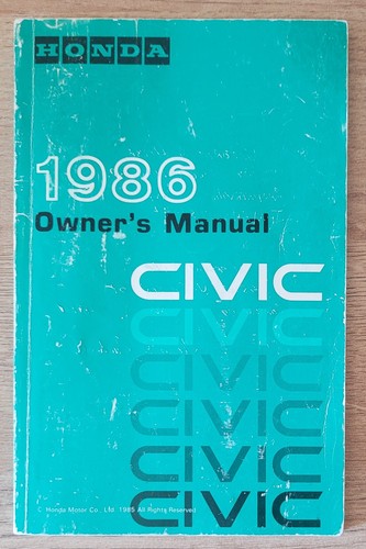 Oem honda vintage 1986 - oem, civic