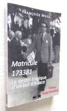 ALSACE :  MATRICULE 173381 le