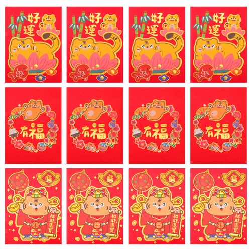 Enveloppes rouges tigre de - enveloppes,