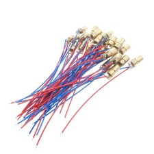 10PCS  650nm 6mm 3V 5mW Mini