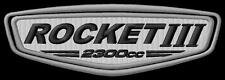 Ecusson brodé patche pour fans Trium Rocket III logo 2300cc 2300 cc 3