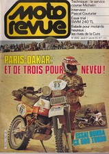 MOTO REVUE N°2542 DAKAR 1982 / P. COUTURIER / SWM 240 TL / HONDA CX 500 TURBO