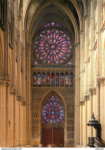 Carte postale reims - carte,