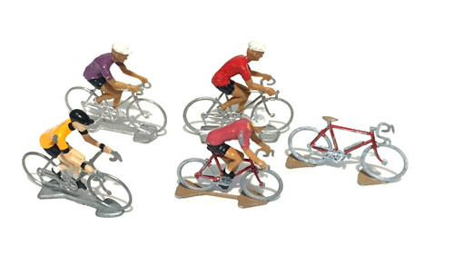 Lot cyclistes metal et - lot,