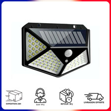 Lampe Solaire Détecteur Mouvement Extérieur Jardin Projecteur 3 Modes Éclairage