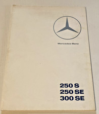 Brochure de Vente  MERCEDES 250 S, 250 SE, 300 SE - Non Datée, en Français.