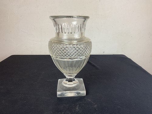 Ancien vase cristal - ancien,