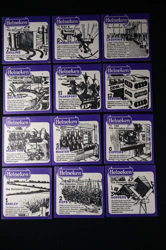Heineken beer mat - heineken, of