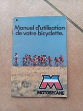 MOTOBECANE - Manuel d'utilisation de votre bicyclette / Janvier 1979