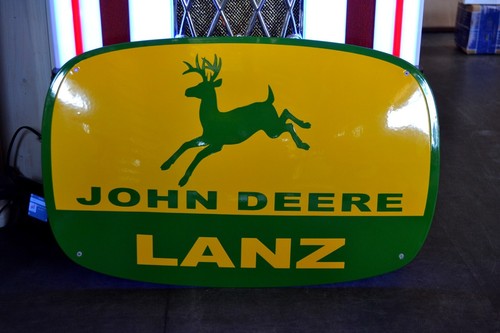 Plaque émaillée john deere - émaillée,