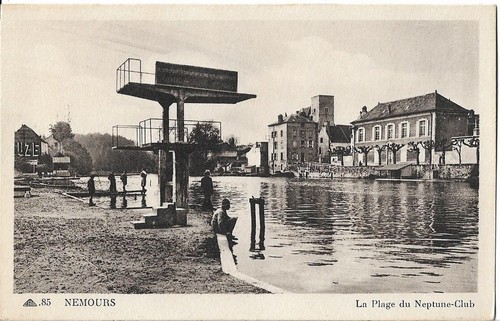 Nemours plage du - nemours, la