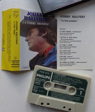 JOHNNY HALLYDAY - K7 CASSETTE AUDIO TAPE - LA TERRE PROMISE