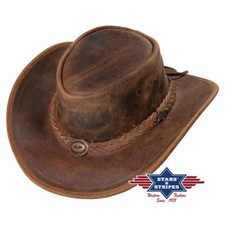 Chapeau Western En Cuir Stars