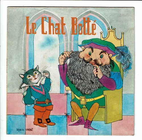 Chat botte perrault vinyle - le,