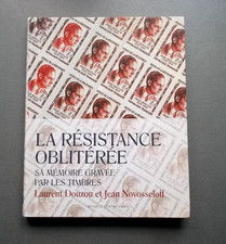 Livre philatélie la résistance oblitérée