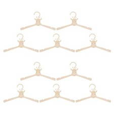  Lot de 10 cintres en bois