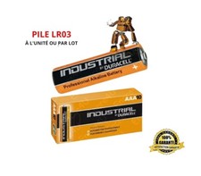 Piles LR03 AAA MN2400 Duracell Procell Industrial Alcalines 1,5V Longue Durée