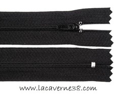 Fermeture éclair 12cm noir