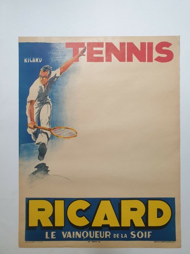 Ricard tennis vers 1950 - ricard,