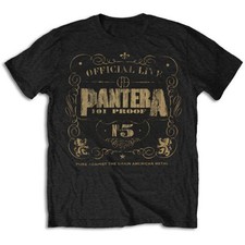 Pantera 101 Proof Live Dimebag Darrell Metal officiel T-shirt Hommes unisexe