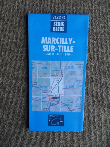 524 carte ign série bleue - carte,