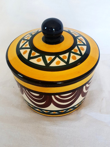 Pot bonbonniere faiencerie - pot/bonbonniere,