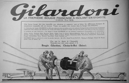 Publicité 1927 gilardoni - 1927,