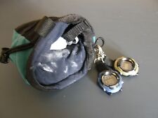 Petzl Climbers Seat Harness Used Great Shape Size 2 M/XL Chalk Bag 2 Watches