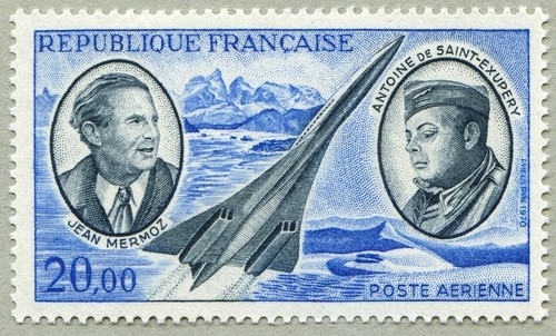 Timbre poste aérienne pa44 - timbre,