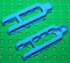 2 x Lego Technic Blue Beam Split ref 2738 set 8880 8865 5256 Super car