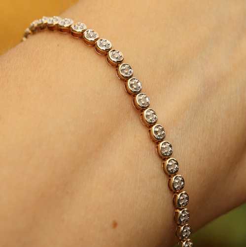 Bracelet diamant jaune 9ct - bracelet,