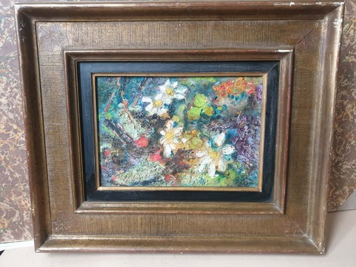 Tableau ancien iris raquin - tableau,